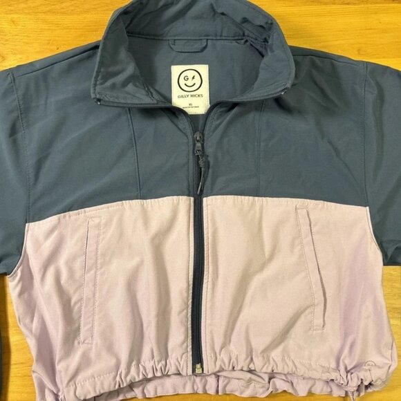 Gilly Hicks Full-Zip Womens Windbreaker Green Jacket XS X-Small NWT - Picture 2 of 13